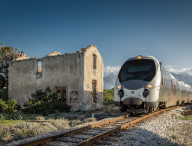 La Corse en train à bord du Trinichellu