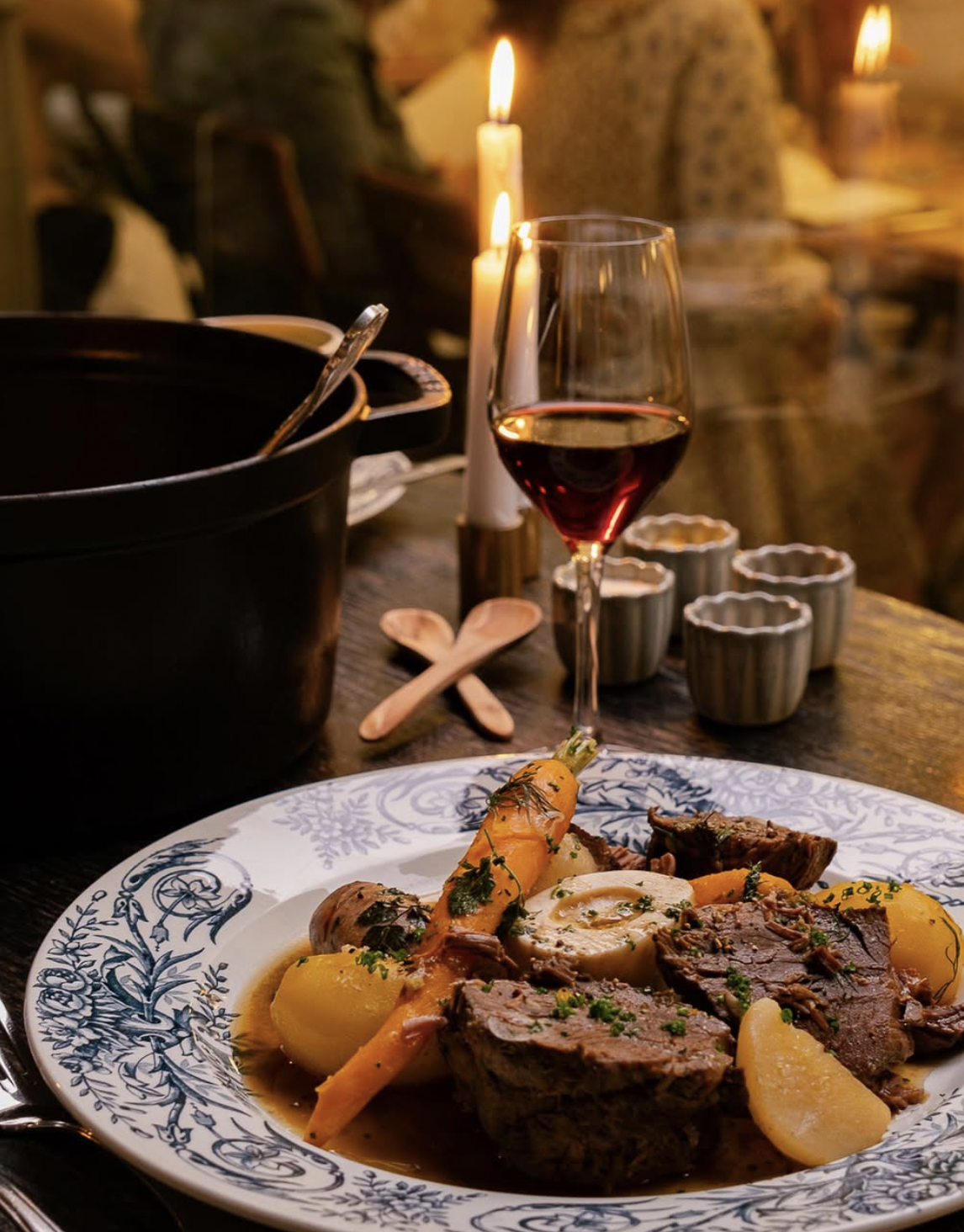 Le pot-au-feu du chef Mauro Colagreco au restaurant Grandcoeur © victoire.terrade