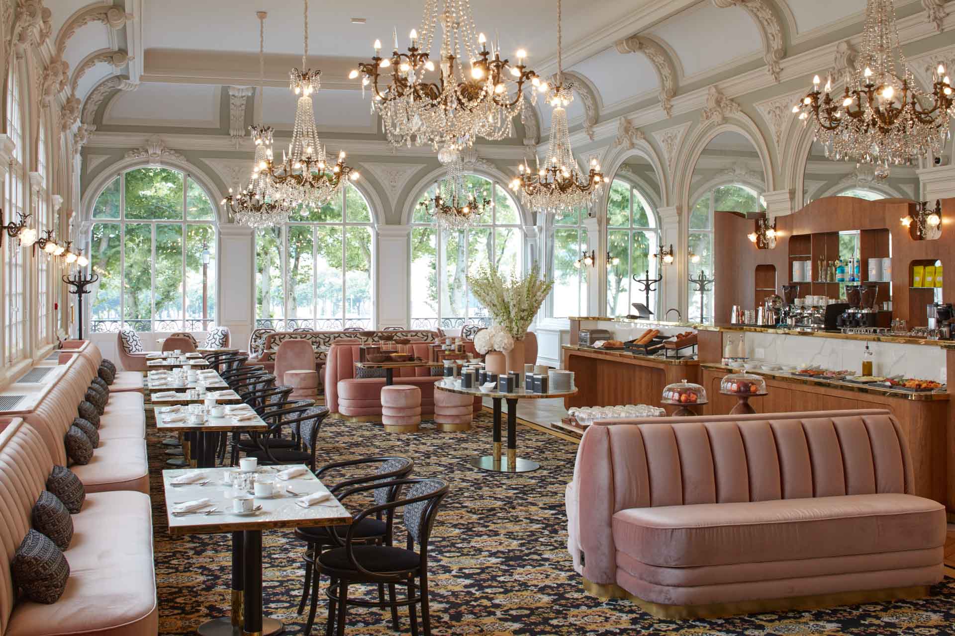 Le restaurant de Pierre Hermès à © l'hôtel des Lumières