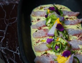 La recette du ceviche de lieu jaune mariné aux agrumes par Juan Arbelaez